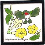 Hummingbird Tile,Hummingbird Wall Plaque,Hummingbird Trivet